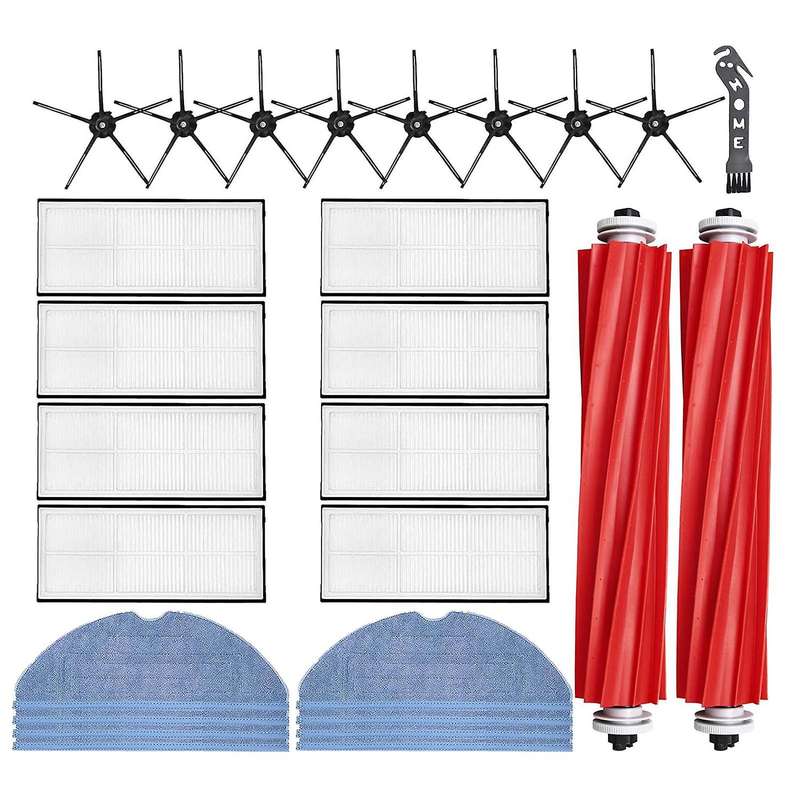 Main Brush Hepa Filter Side Brush Mop Cloth for Roborock T7s T7s Plus