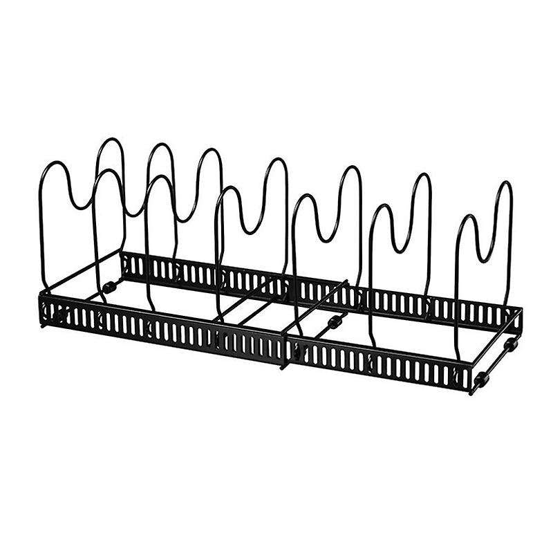 Kitchen Organizer Pot Lid Rack Iron Holder Cookingdish Rack Organizer