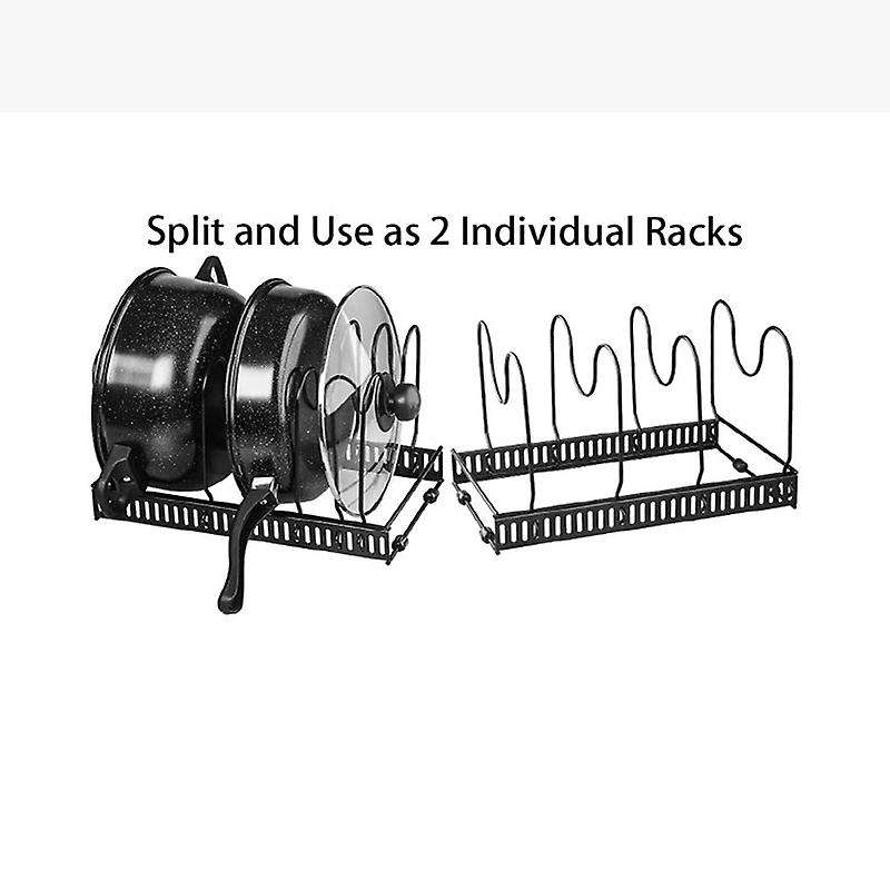 Kitchen Organizer Pot Lid Rack Iron Holder Cookingdish Rack Organizer