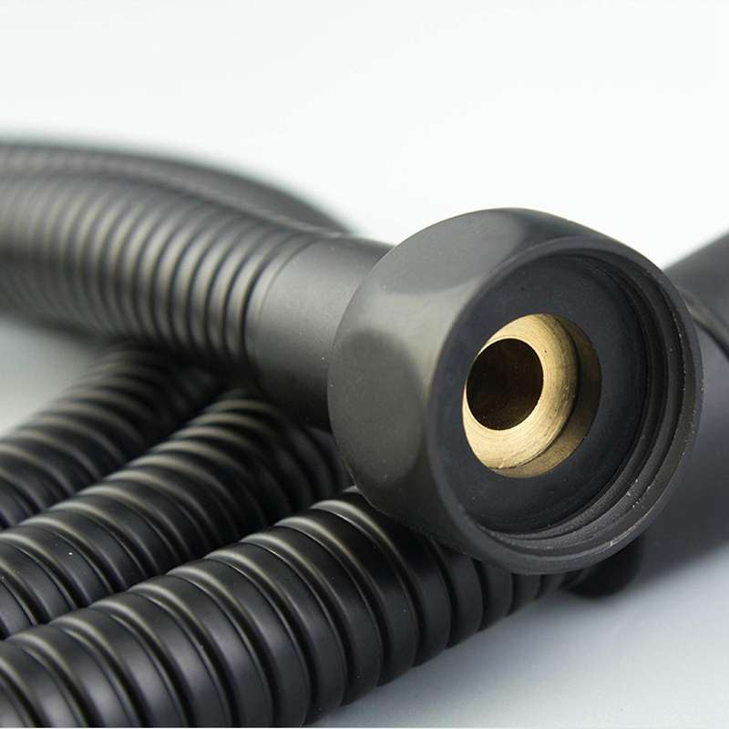 Black Handheld Toilet Sprayer Stainless Steel Bidet Sprayer Set