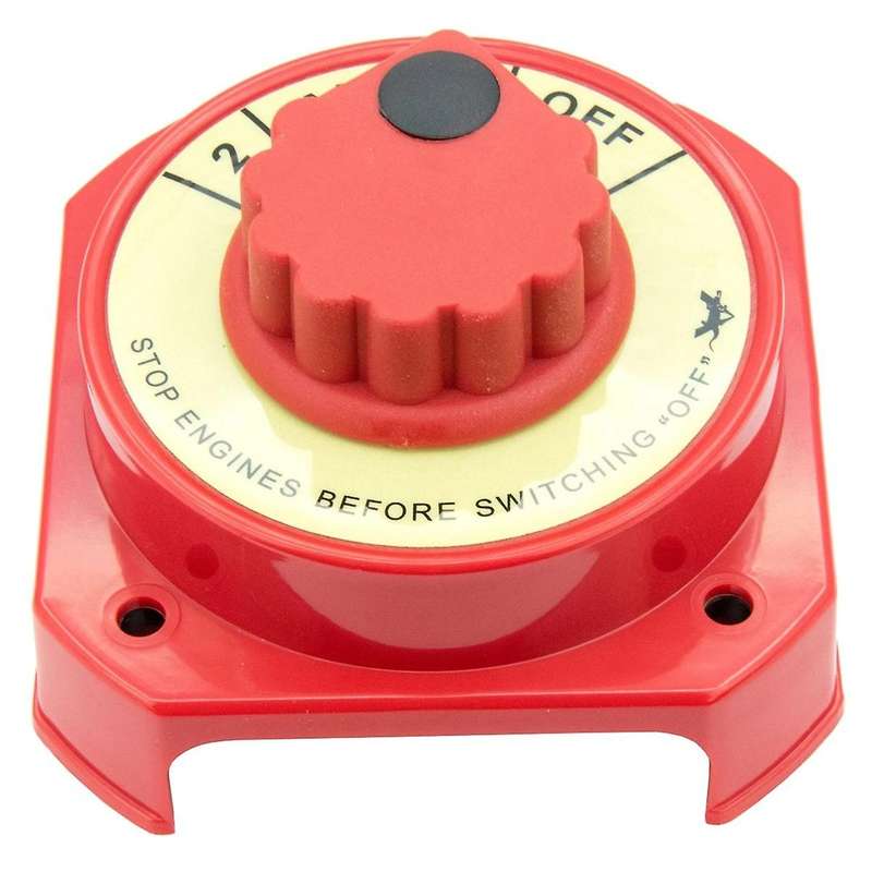 Marine Battery Switches with Alternator Field Disconnect,1-2-off-all