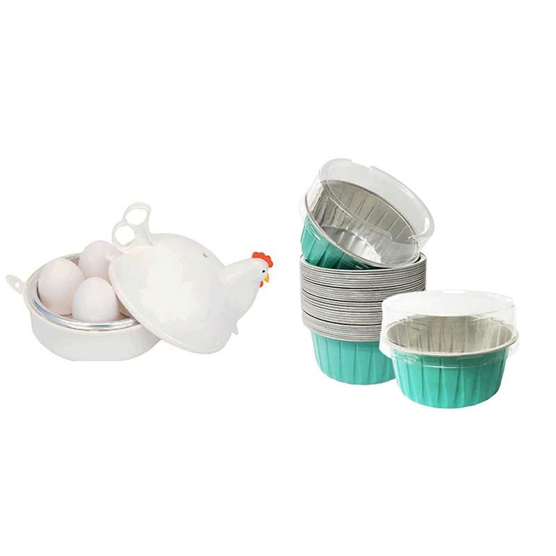 Chicken Shaped Microwave Eggs Boiler Cooker Kitchen Appliances