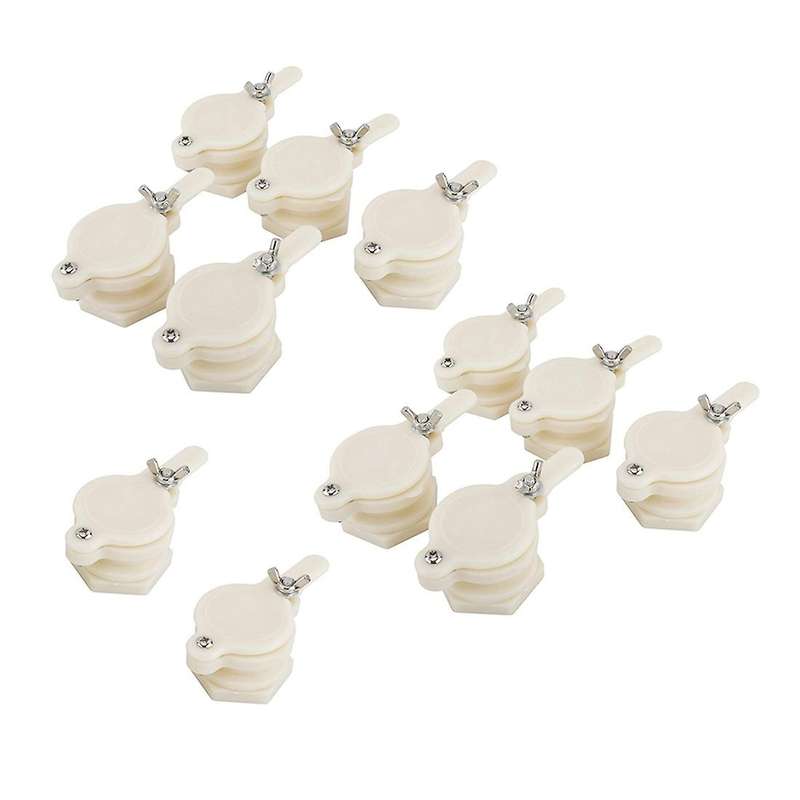 12 Pcs Nylon Heavy Duty Honey Gate Valve with Wing Nut Bee Hive Tool