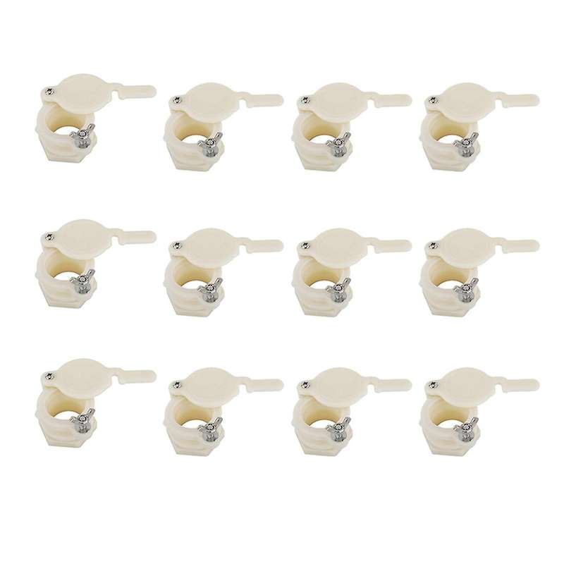 12 Pcs Nylon Heavy Duty Honey Gate Valve with Wing Nut Bee Hive Tool