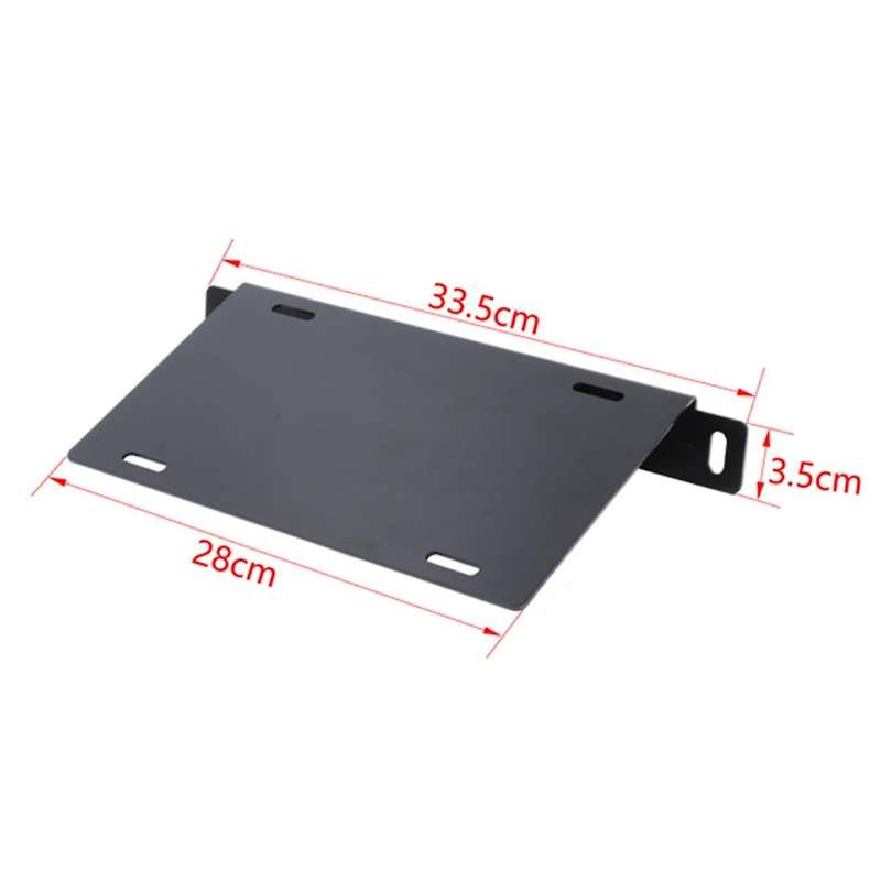 License Plate Mounting Bracket Holder for Ford Bronco 2021 2022 Black