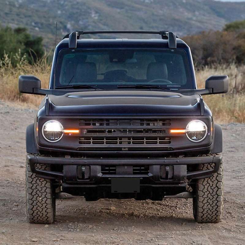 License Plate Mounting Bracket Holder for Ford Bronco 2021 2022 Black