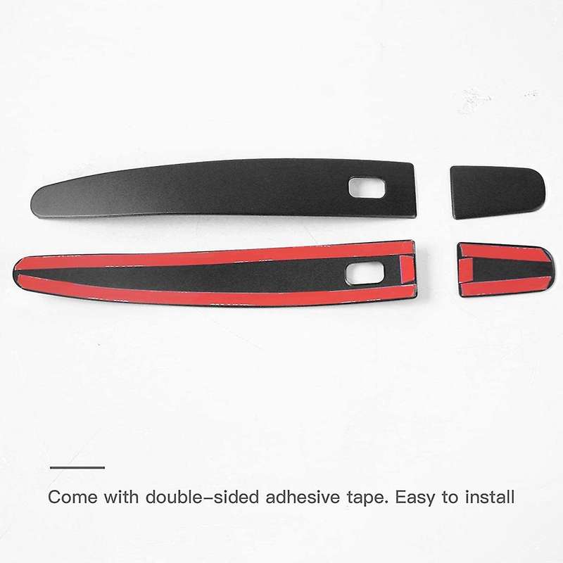 Door Handle Inserts Trim Cover for Chevrolet Camaro 2017-2021,black