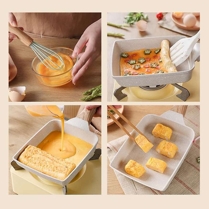 Non Stick Tamagoyaki Pan Square Pan Japanese Style Omelet Pot