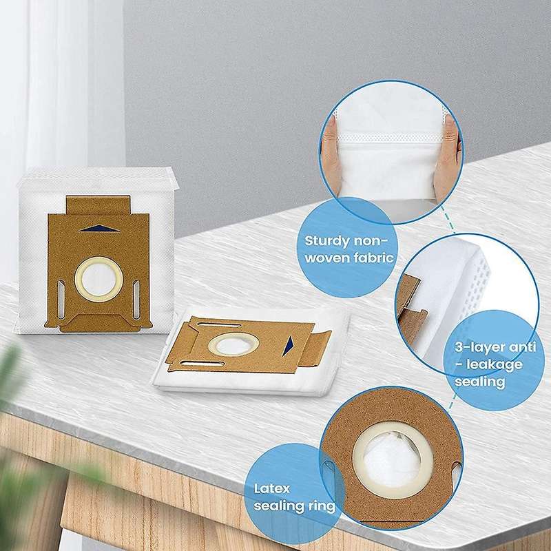 Roller Brush Filters Dust Bags Part Kit for Ecovacs Deebot Ozmo T8
