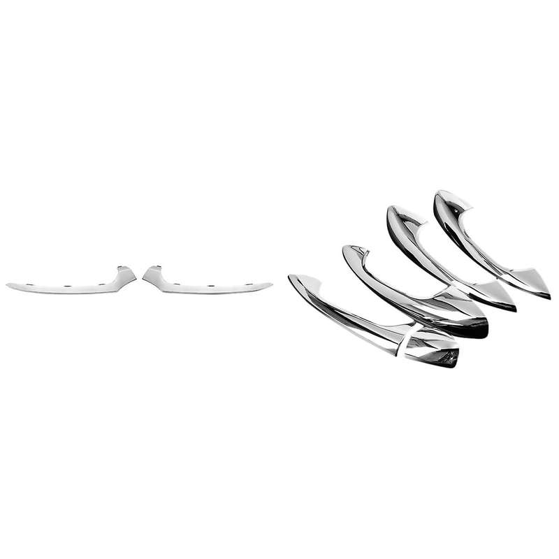 2pcs Front Lower Bumper Chrome Trim Molding for Mercedes W205