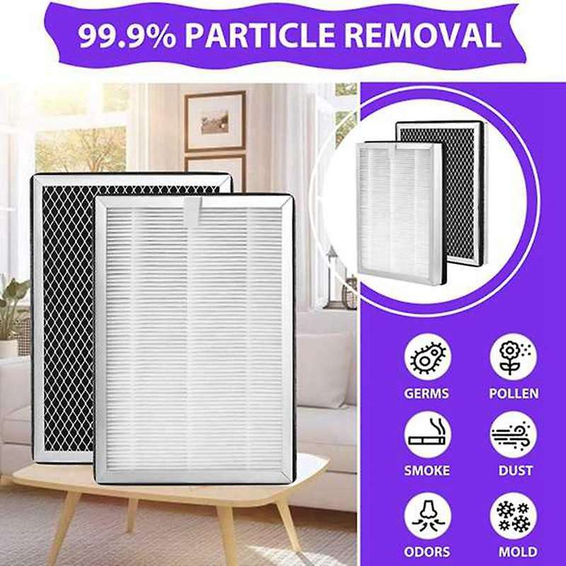 Hepa Filter Replacement for Medify Ma-25 Air Purifier 4-pack
