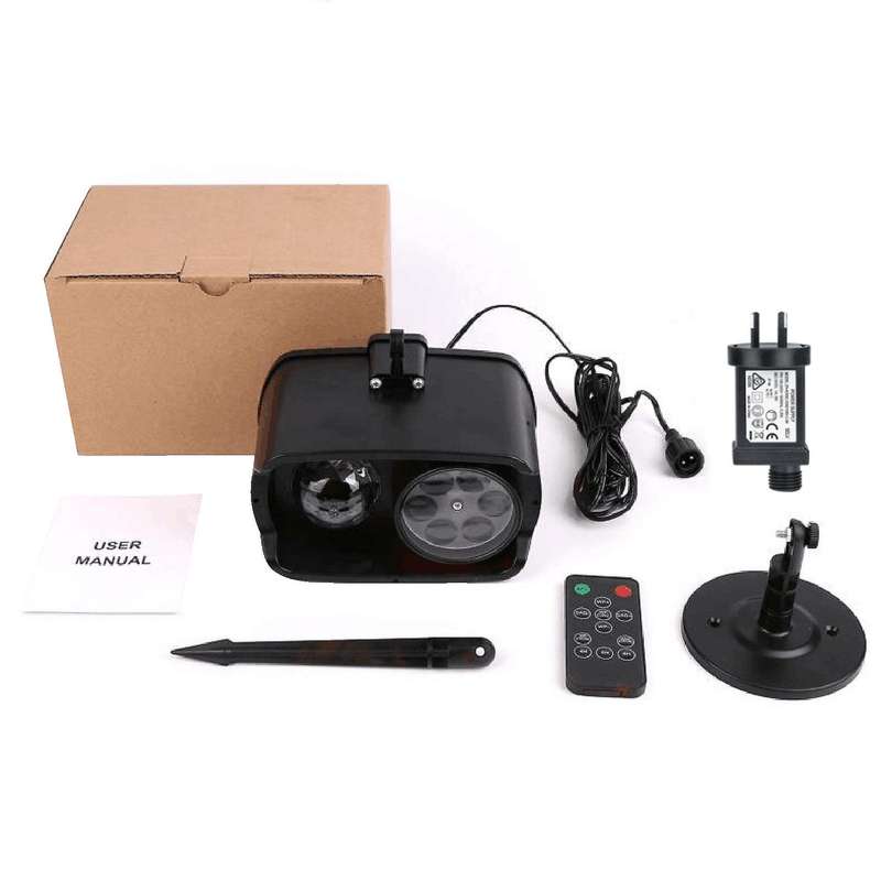 Double-tube Projection, Christmas and Halloween Lights, Au Plug