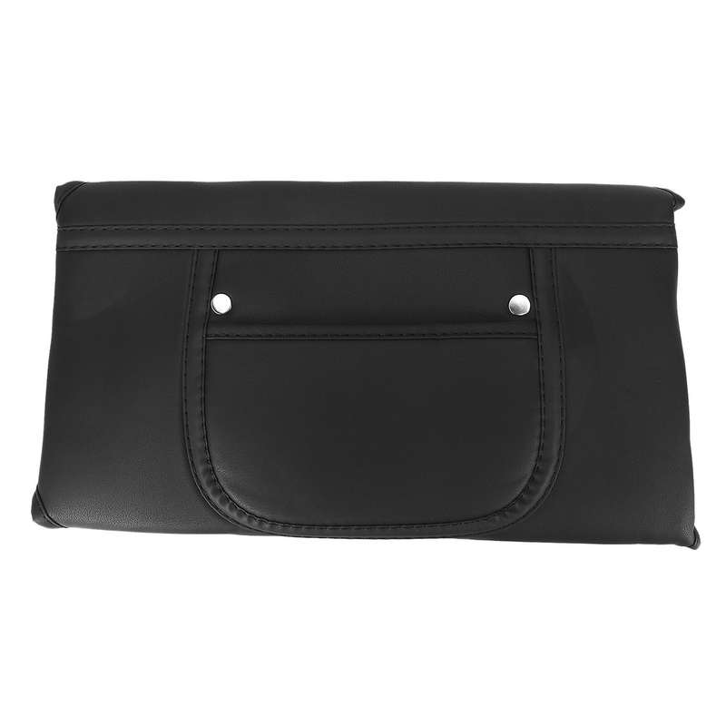 For Tesla Model 3 Seat Back Mat Anti-kick Pad Leather Rear Seat Black