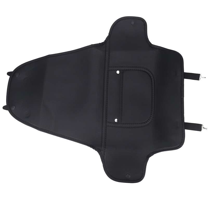 For Tesla Model 3 Seat Back Mat Anti-kick Pad Leather Rear Seat Black