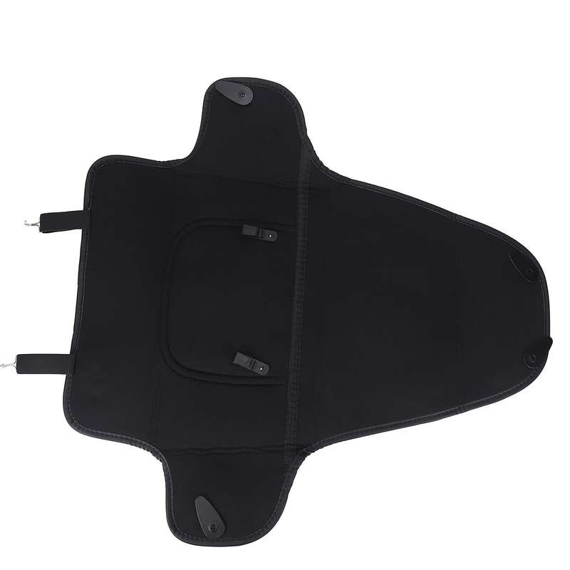 For Tesla Model 3 Seat Back Mat Anti-kick Pad Leather Rear Seat Black