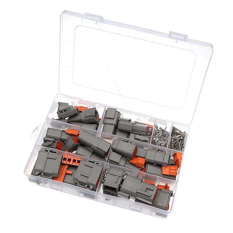 202pcs Dtm Waterproof Wire Connector Kit Dtm06-2/3/4/6/8/12s Plug