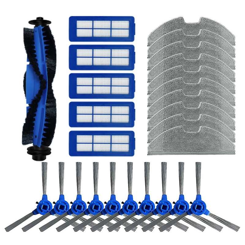 For Eufy Robovac G10 G30 Hepa Filter Mop Cloths Main Side Brush Kit