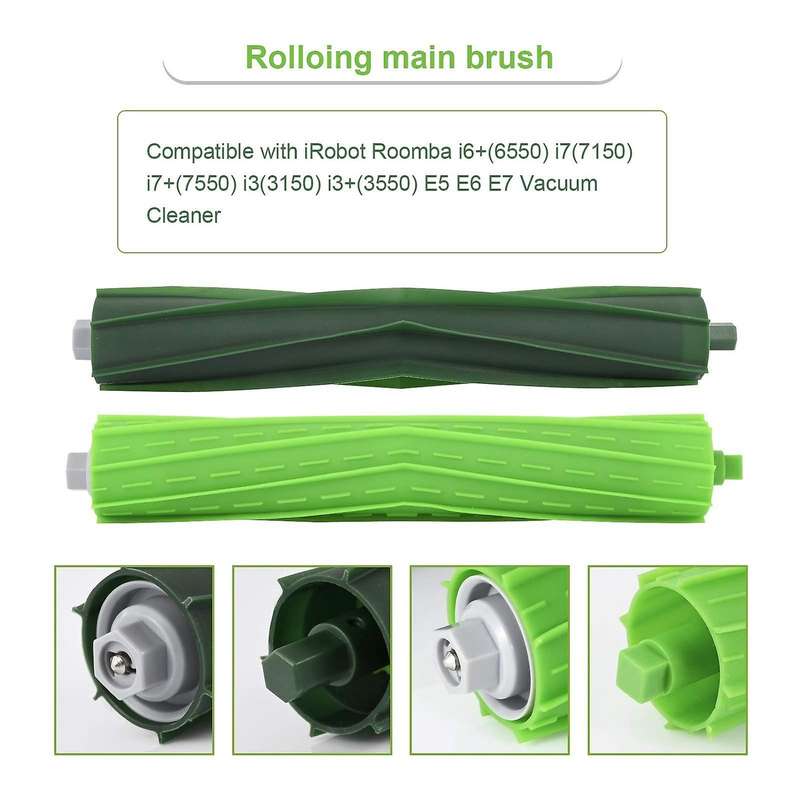 Main Brush Replacement Kit for Irobot Roomba I7 I7+ I6+ I8 I8+ I3 I3+