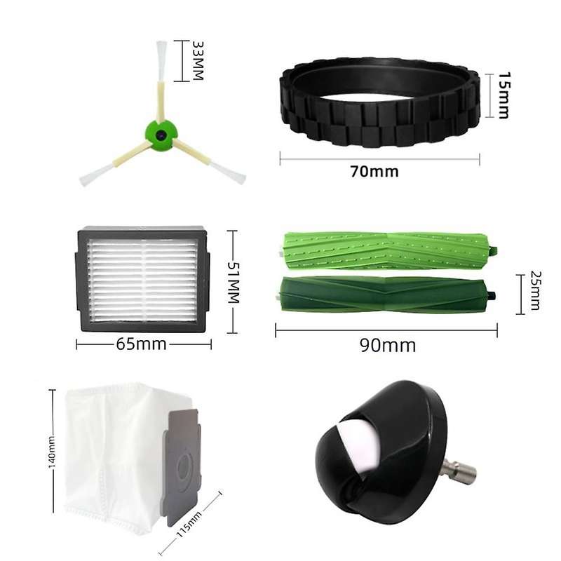 Hepa Filter Main Side Brush Motor Replacement for Irobot Roomba
