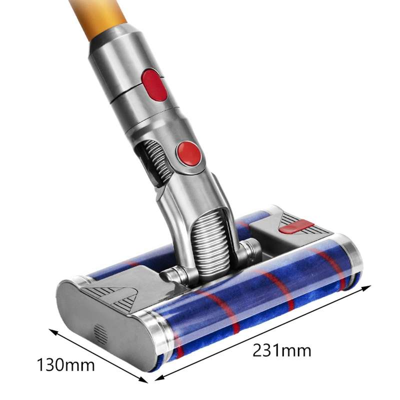 Double Roller Head Quick Release Electric Floor Head for Dyson V15