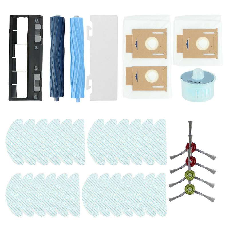 Roller Brush Mop Cloth Dust Bags for Ecovacs T9power T9max T9aivi