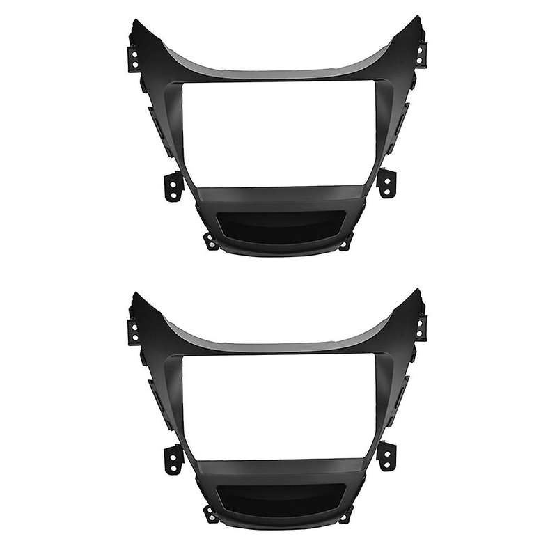 2x 2din Car Radio Fascia for Hyundai Elantra 12-15 Dvd Stereo Frame