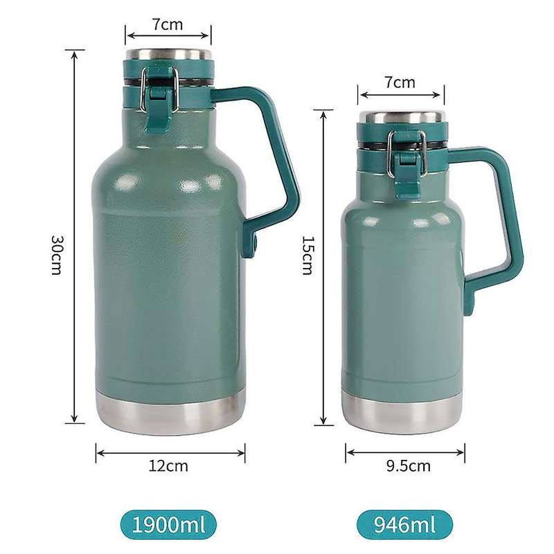 Vacuum Insulated Bottle Keep Liquid Hot/cold Stainless Steel 1900ml