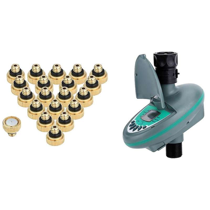 20pcs Brass Misting Nozzles 0.012 Inch(0.3 Mm) Water Spray Nozzle