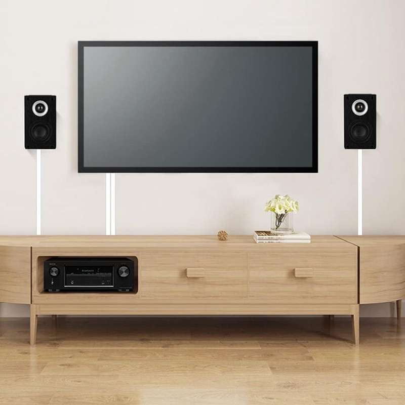 One-cord Channel Cable Concealer - Wall Cable Management System