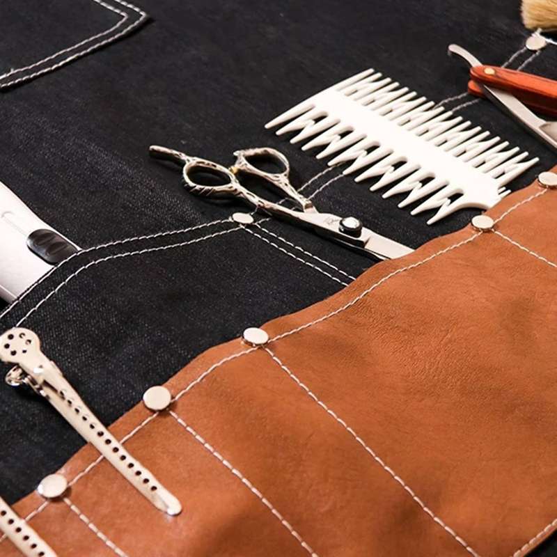 Apron Work Denim Work Clothes Hair Stylist Perm Dyer Hairdressing