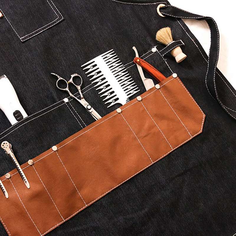 Apron Work Denim Work Clothes Hair Stylist Perm Dyer Hairdressing