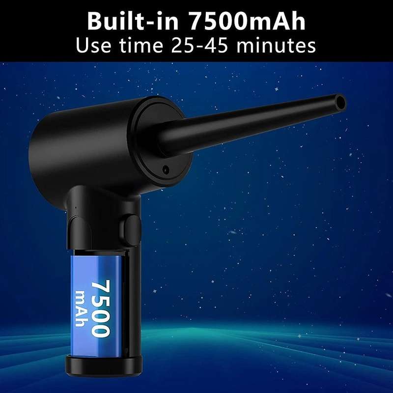 Compressed Air Duster, 3 Gear Powerful 51000 Rpm Cordless Air Duster