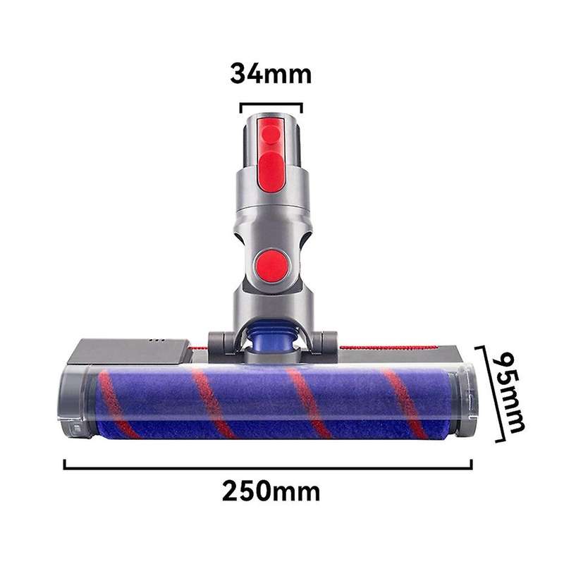 Vacuum Cleaner Soft Roller Head Floor Brush Replacement