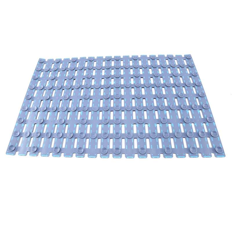 Non Slip Bath Mat with Suction Cups (16x25inch) (blue)