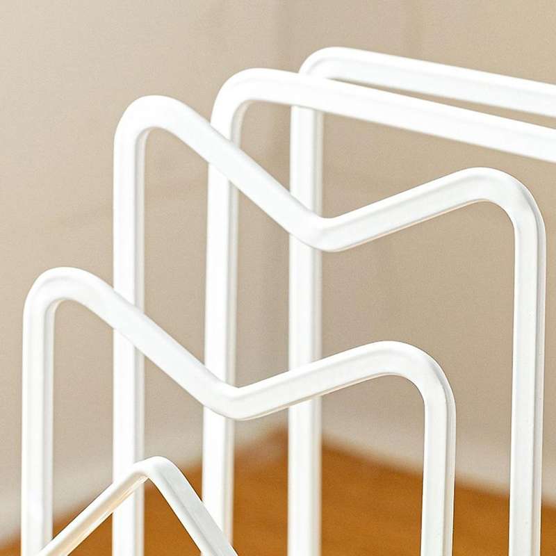 2pcs Cutting Board Rack Chopping Board Organizer Stand Flat Steel