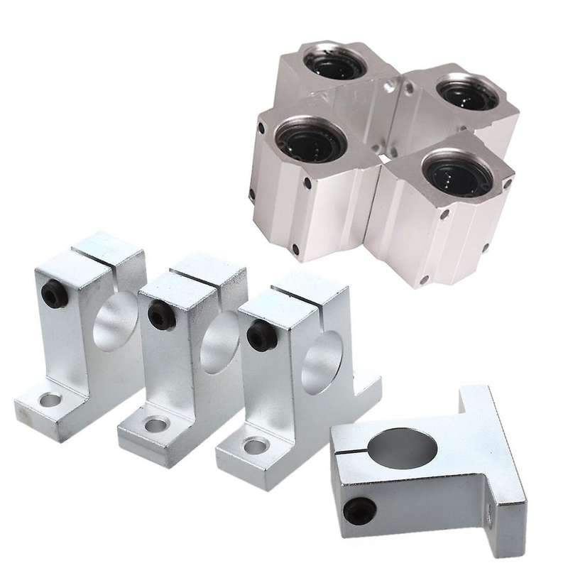 4pcs 20mm Aluminium Shaft Support Pillow Block