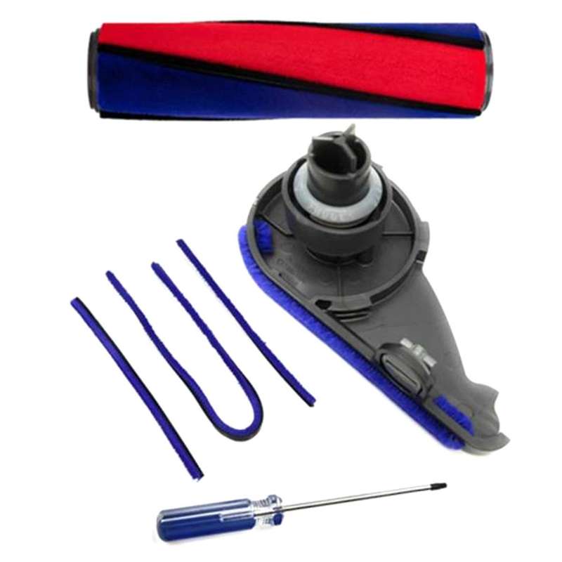 Roller Brush Bar End Cap Cover Soft Plush Strips for Dyson V6 V7 V8