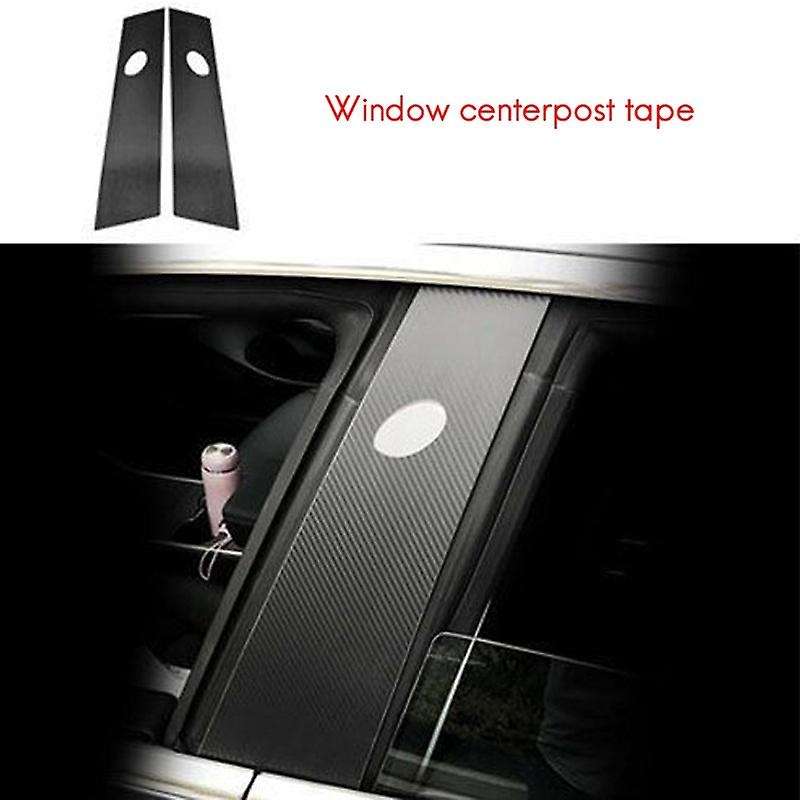 37pcs Car Interior Decorative Sticker 5d Glossy Carbon Fiber Trim