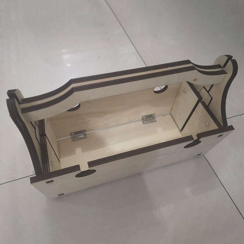 Wooden Picnic Table Outdoor Folding Wine Table Removable -dark Color