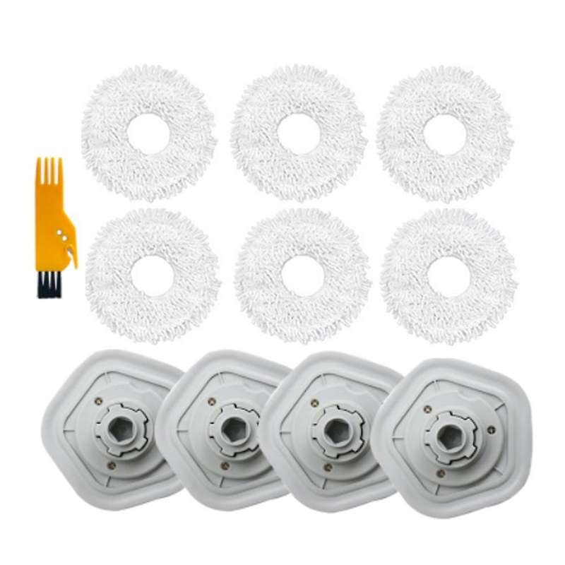 11pcs Replacement Spare Parts for Xiaomi Mop Cloth Cleaning Brush