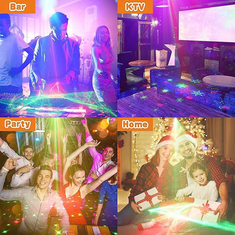 Dj Party Light Stage -northern Light Effect Rgb Lighting,plugged In