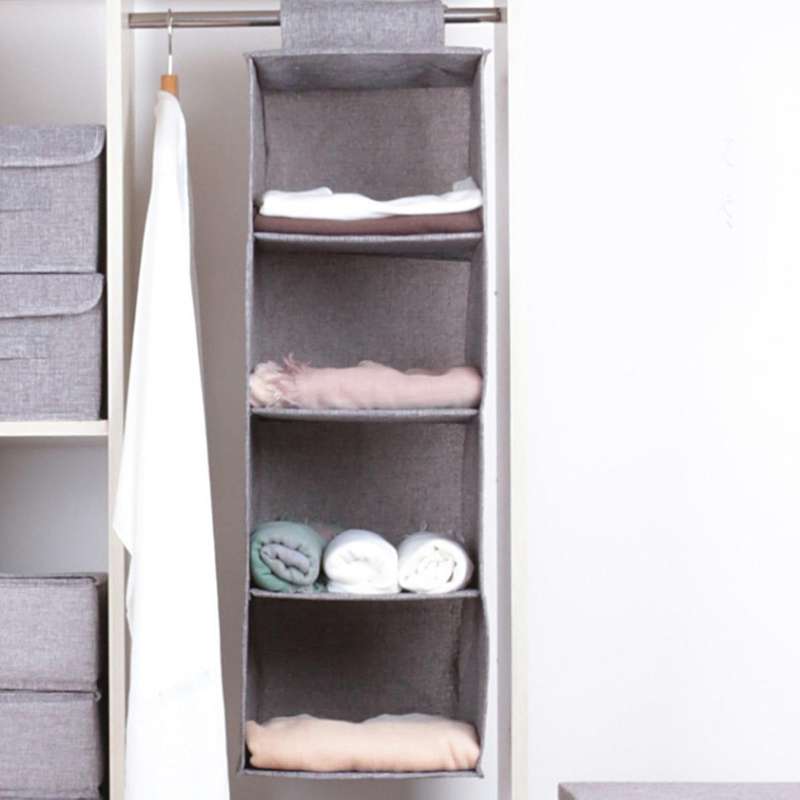 Household Clothes Hanging Drawer Box Underwear Storage Shelves C