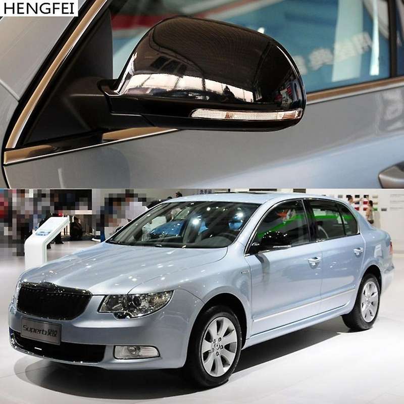 Auto Rearview Mirror Cover for Skoda Superb Octavia 2008-2014