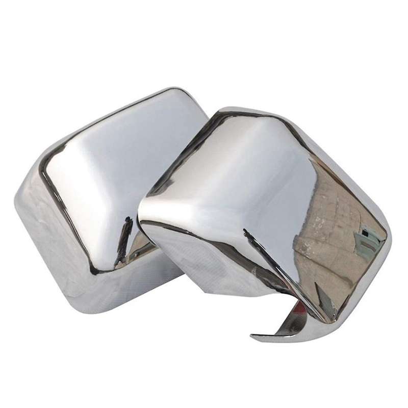 Side Mirrors Cover Abs Rear View Mirrors Trim Interior ,bright Silver