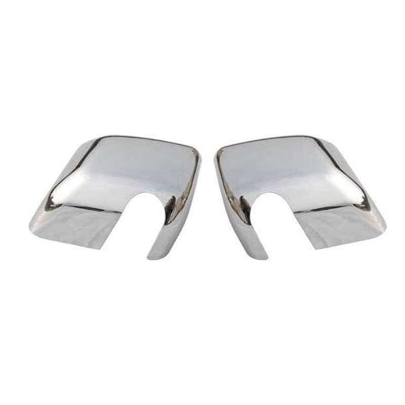 Side Mirrors Cover Abs Rear View Mirrors Trim Interior ,bright Silver