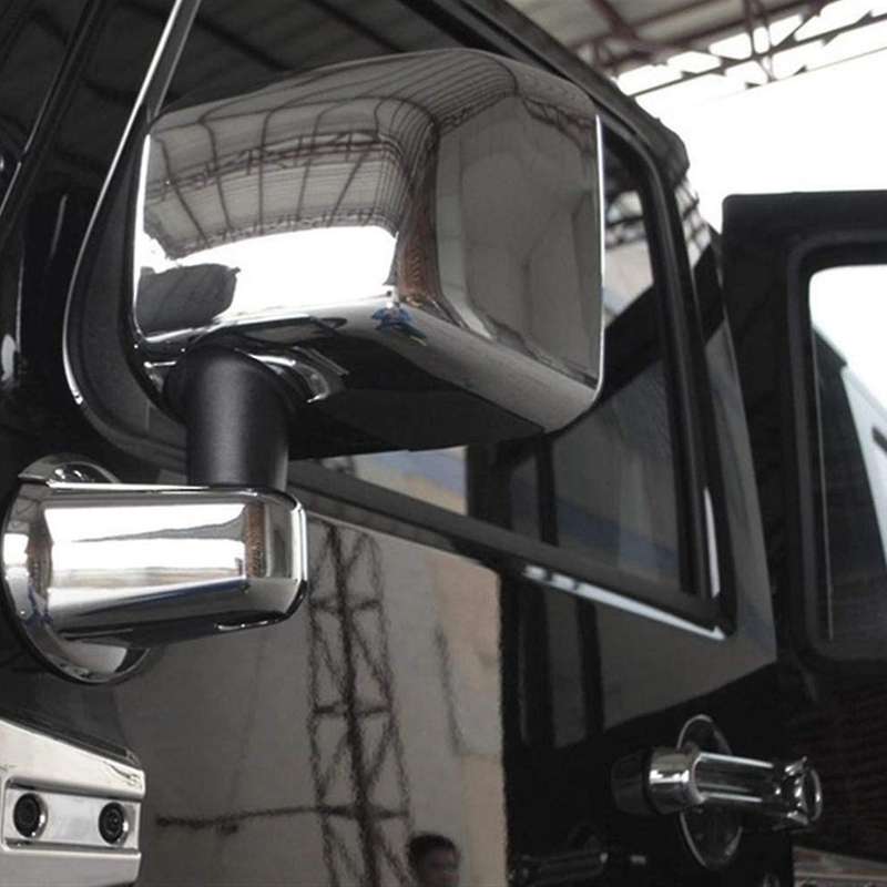Side Mirrors Cover Abs Rear View Mirrors Trim Interior ,bright Silver