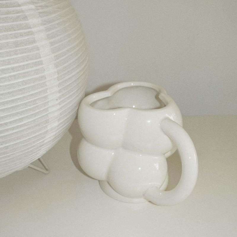 Home Ceramic Mug Creative Breakfast Coffee Cup Tableware 300ml,d