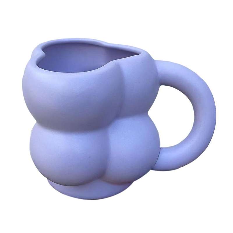 Home Ceramic Mug Creative Breakfast Coffee Cup Tableware 300ml,d