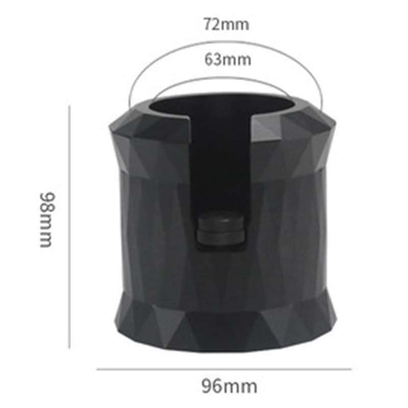Coffee Tamper Stand Mat Espresso Holder Machine Tool Barista-black