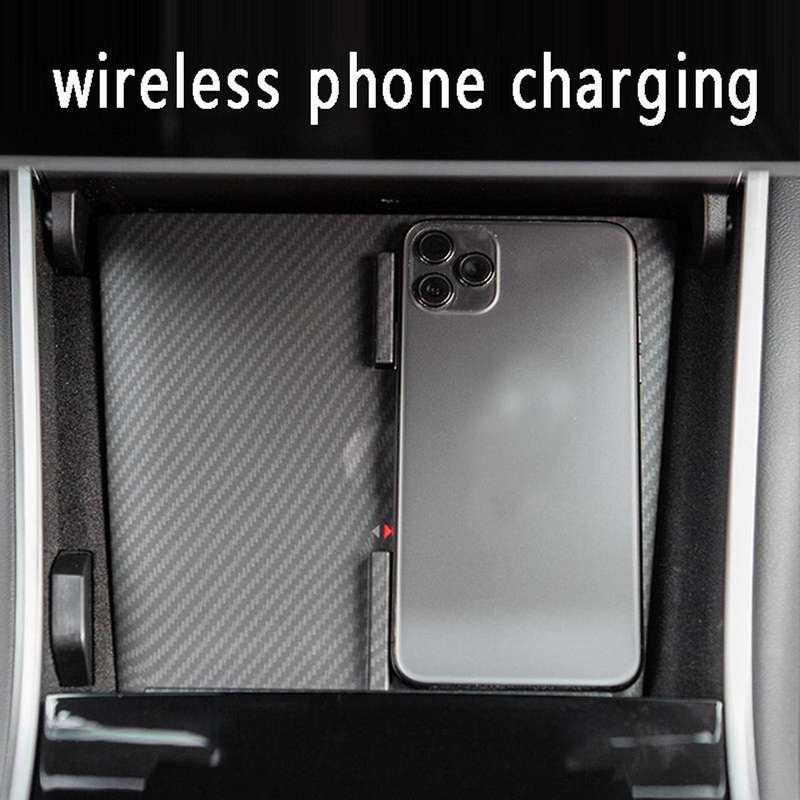 Carbon Fiber Wireless Charger Usb Port